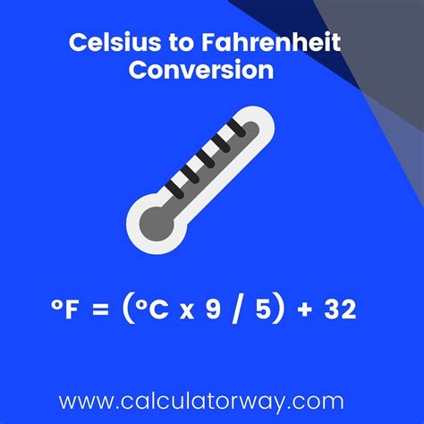 Celsius to Fahrenheit (ºC to ºF) .